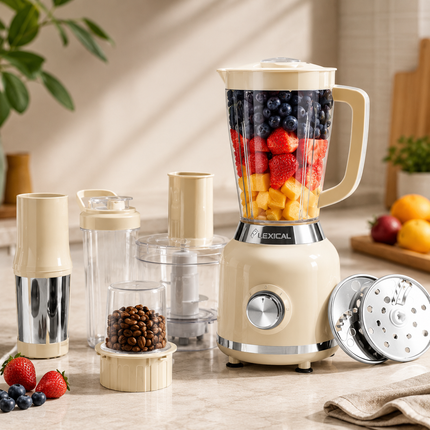 Lexical Germany Professional Mixer Blender Collection Countertop Mixie Grinder Chopper Juicer Attachments