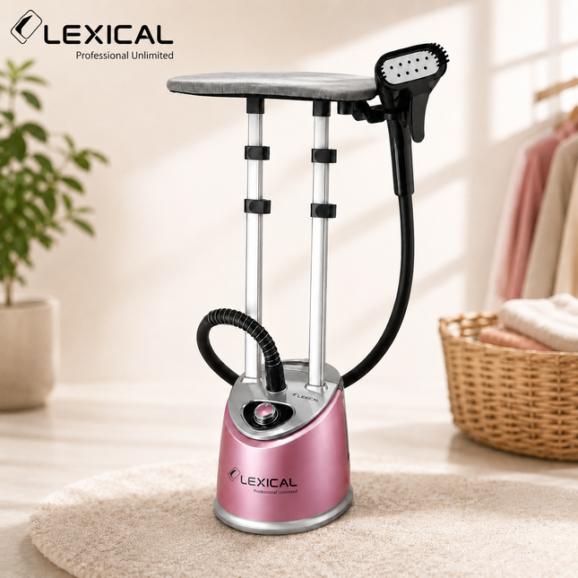 Lexical Germany 2000W Garment Steamer | Clothes Steamer with 3.2L Water Tank | EU Plug