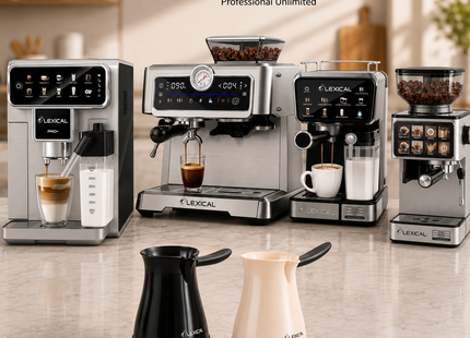 Lexical LEM Automatic Coffee Machine | Espresso Maker | Coffee Maker | Cappuccino Machine | Latte Maker