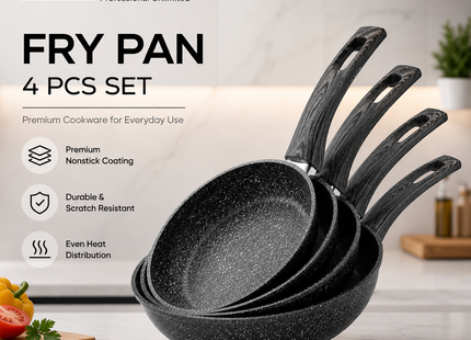 Lexical Fry Pan Sets Collection – Non-Stick Frying Pan Sets in Black & Cream