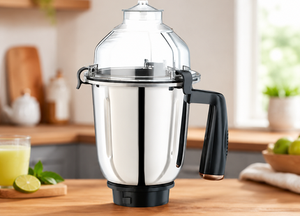 Bajaj originální tekutý suchý čatní do mixéru kompatibilní s jinými značkami, jako jsou 4čepelové nádoby Philips GX1, GX3, GX4, GX8, GX3501, GX3701, GX4701, GX3000, GX400, GX3, 702, Bravo Dlx, Twister Deluxe, Twister