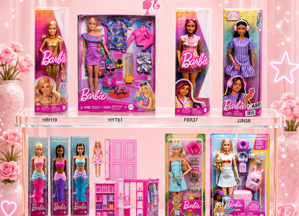Mattel Barbie Chelsea Travel, Fashionistas & 65th Anniversary Doll Collection - Stylish, Inclusive & Collectible Barbie Toys