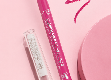 Rimmel Scandaleyes Waterproof Coloured Brow & Liner Kohl Kajal Fierce Fuschia