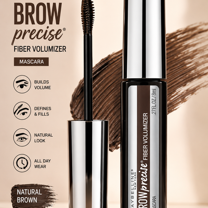 Maybelline Brow Precise Fibre Filler Eyebrow Mascara – 02 Dark Blonde / 05 Medium Brown