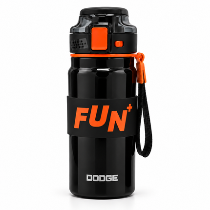 Dodge 800ml Insulated Water Bottle Travel  Sport Hot & Cold Drinks with Carry Strap