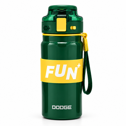 Dodge 800ml Insulated Water Bottle Travel  Sport Hot & Cold Drinks with Carry Strap
