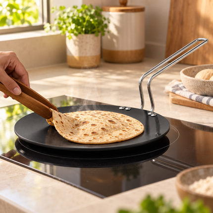 Hawkins Futura Hard Anodised Roti Tava 24cm Aluminium Griddle Roti Chapati Paratha