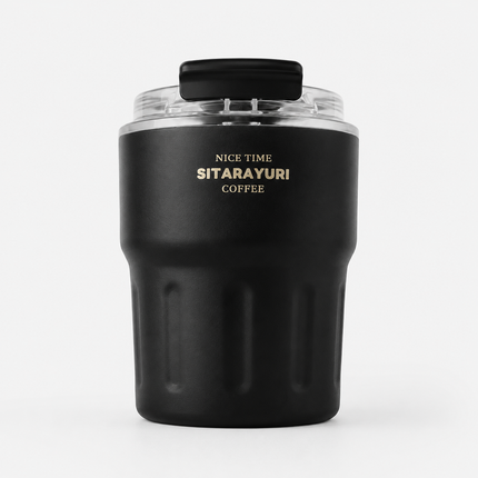 Sitarayuri 290ml Stainless Steel Insulated Travel Coffee Tea Mug Cup + Lid Hot & Cold Drinks