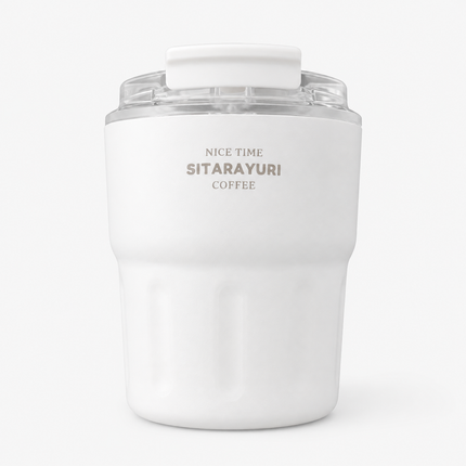 Sitarayuri 290ml Stainless Steel Insulated Travel Coffee Tea Mug Cup + Lid Hot & Cold Drinks