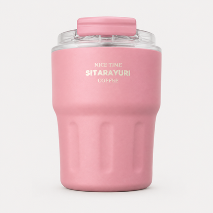 Sitarayuri 290ml Stainless Steel Insulated Travel Coffee Tea Mug Cup + Lid Hot & Cold Drinks