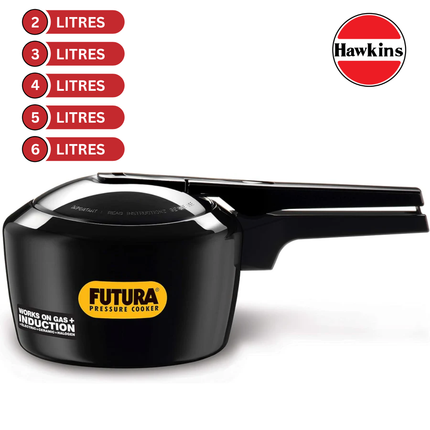 Hawkins Futura Hard Anodised Cooker with Induction Compatible Base for Gas and Electric Stove