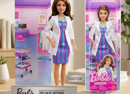 Mattel Barbie a Chelsea Panenky Kolekce - Pláž, Móda, Kariéra, Cestování a Dobrodružství se Sety na Hraní