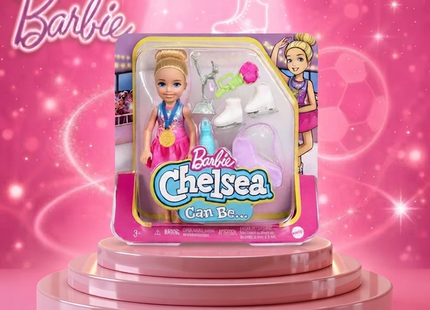 Mattel Barbie a Chelsea Panenky Kolekce - Pláž, Móda, Kariéra, Cestování a Dobrodružství se Sety na Hraní