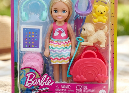 Mattel Barbie a Chelsea Panenky Kolekce - Pláž, Móda, Kariéra, Cestování a Dobrodružství se Sety na Hraní