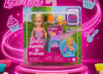 Mattel Barbie Chelsea, Skipper & Fashionistas Collection - Cupcake Baking, Daycare & 65th Anniversary Dolls