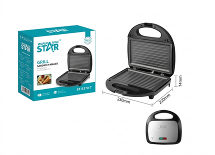 Winning Star Sandwich Makers Collection | 5-in-1 Sandwich Maker 5-in-1 configuration EU Plug Silver, 5-in-1 Sandwich Maker 5-in-1 configuration UK Plug Silver, Sandwich Maker Grill Machine 750W EU Plug Silver, Sandwich Maker Grill Machine 750W UK Plug...