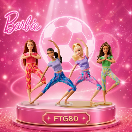 Mattel Barbie Chelsea, Skipper a kolekce Fashionistas – Pečení cupcaků, Jesle a Panenky k 65. výročí