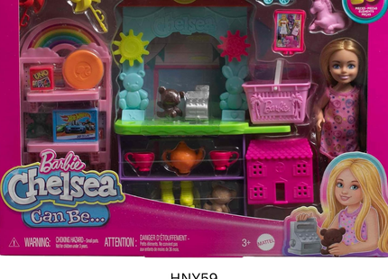 Mattel Barbie a Chelsea Panenky Kolekce - Pláž, Móda, Kariéra, Cestování a Dobrodružství se Sety na Hraní