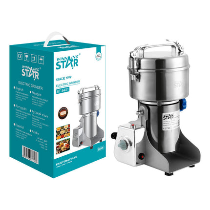Winning Star Grain Grinder 500g 900W, 2kg 2000W Powerful Spice Grinding Machine Dry Wet