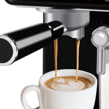 Lexical Germany Coffee Machine Automatic Espresso & Cappuccino Maker 20-Bar Pump , 500ml Milk Tank