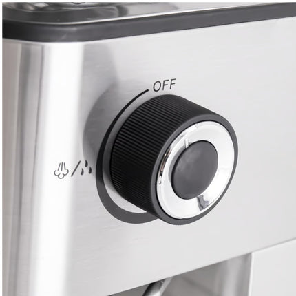 Lexical Germany 2-in-1 Espresso Machine with Built-In Coffee Grinder, 20-Bar Pump ,1.8L Water Tank