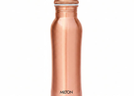 Milton Copper Water Bottle 950ml | Leak-Proof, BPA-Free | Ayurvedic-Inspired | Fridge Water Bottle, Keeps Water Cold, Cooling & Thermal Water Bottle for Cold Drinks