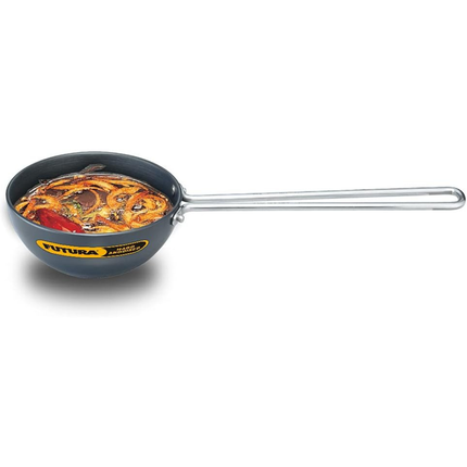 Hawkins Futura Hard Anodised Tadka Pan Gas Stove Kadai Tava  Indian Tempering Spices Seasoning Frying Chhonk Long Handle 1 Cup 2 Cup Sizes