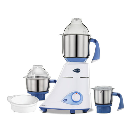 Preethi MG 214 Indian Mixer Grinder 750W â€“ 3 Stainless Steel Jars, Shockâ€‘Proof ABS Body, Fine Dry & Wet Grinding, Indian Plug + International Converter