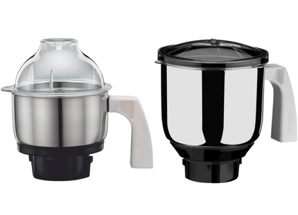 Preethi Mixer Grinder Jar MGA 504 / MGA 511 / MGA 514  Compatible with Blue Leaf Diamond, Platinum, Popular Galaxy  Chutney Jar, Dry Jar, Liquid Jar  4‑Pin Jar for All Models