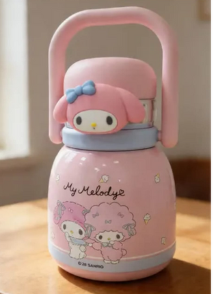 Character Design 500ml 600ml Insulated Stainless Steel Water Bottle School Office Travel Gift