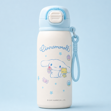 Character Design 500ml 600ml Insulated Stainless Steel Water Bottle School Office Travel Gift