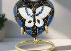 Butterfly Blue Black 3