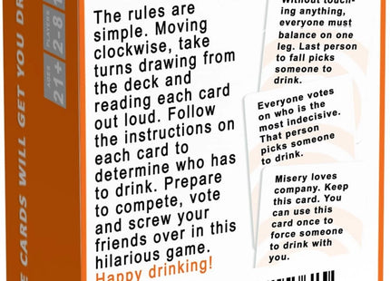 These Cards Will Get You Drunk – 100-Card Adult Party Game for 2–8 Players