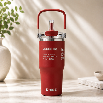 Dodge Dual Drink Insulated Cup 560ml 750ml 820ml Travel Tumbler Coffee cup