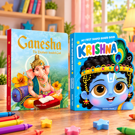 Indian Mythology Story Books for Kids-Lord Krishna Ganesha