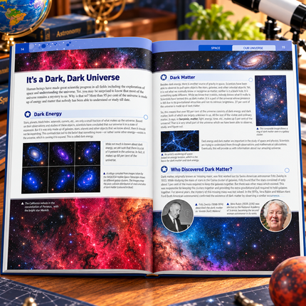 Space Encyclopedia for Kids Solar System Astronomy Science Book with Facts & Diagrams