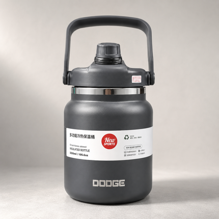 Dodge Thermal Food Container 3L 4.6L 304 Stainless Steel Insulated Flask