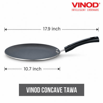 VINOD Non Stick Dosa Tawa 10.5 Inch Aluminium Griddle Pan PFOA Free Tawa Dosa Roti Chapati Pancakes Crepes