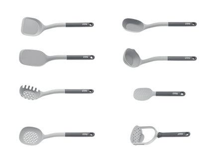 Winning Star Kitchen Utensil Sets Collection | 7-in-1 Nylon Kitchen Utensil Set 33.5 5g, 7-in-1 Silicone Kitchen Utensil Set 28.5 130g | Models ST-7508, ST-7507 | Cooking Utensils | Silicone Utensils | Nylon Utensils | Spatula Set