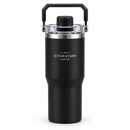 Sitarayuri Triple  Hot & Cold Drink Insulated Tumbler 600ml 900ml Travel Office Sports