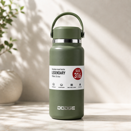 Dodge Insulated Bottle Travel Cup 550ml 750ml 800ml 1L Hot Cold Tumbler