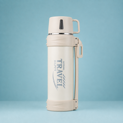 Sitarayuri 1600ml Vacuum Flask | Insulated Hot & Cold Stainless Steel Travel Bottle