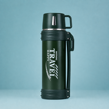 Sitarayuri 1600ml Vacuum Flask | Insulated Hot & Cold Stainless Steel Travel Bottle