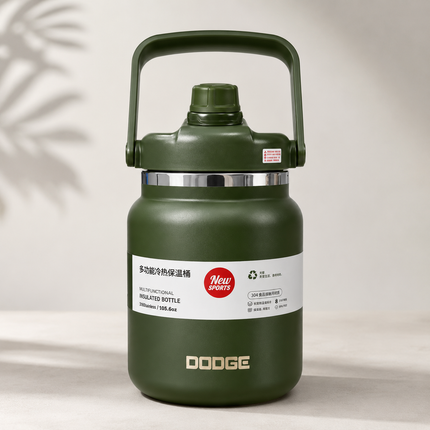 Dodge Thermal Food Container 3L 4.6L 304 Stainless Steel Insulated Flask