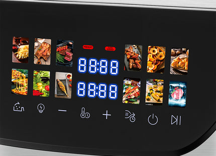 Winning Star Air Fryers Collection | Digital Wi-Fi Air Fryer 8L 2200W EU Plug Silver, Digital Wi-Fi Air Fryer 8L 2200W UK Plug Silver | Models ST-9694, ST-9694 | Digital Air Fryer | Large Air Fryer | Low Oil Fryer | Hot Air Cooking