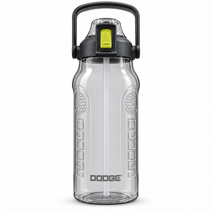 Dodge Sports Water Bottle 1.5L 2L Large Reusable Plastic Gym Travel Bottle