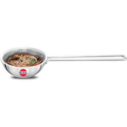 Hawkins Stainless Steel Mini Saucepan 0.35L-Stay Cool Handle for Milk Tea and Cooking