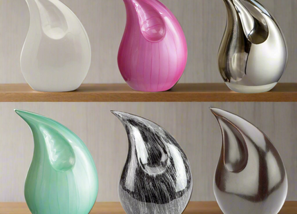 Royal Rapture Urn for ashes Cremation Memorial funeral Teardrop Jar Love Urns Decorative Human Adult Child 8" 12" (RT01)