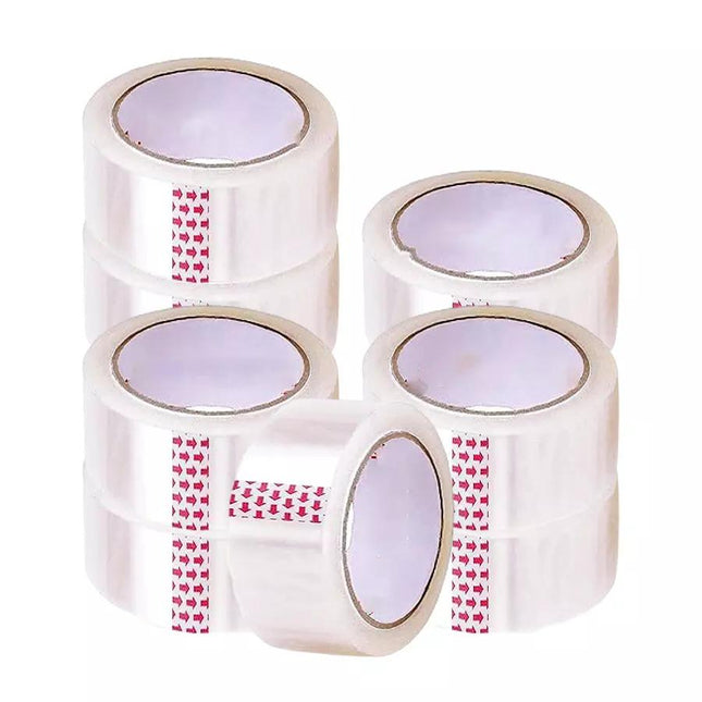 Strong Packing Tape Roll 100 Meter | Heavy Duty Adhesive | 42 Micron | 1", 2", 3" Width | Pack of 3, 6, 12